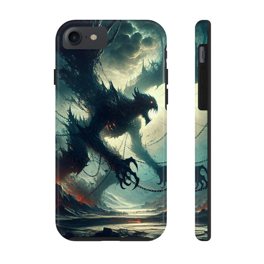 Gothic Monster Phone Case - Tough Protection for Gamers and Fantasy Lovers