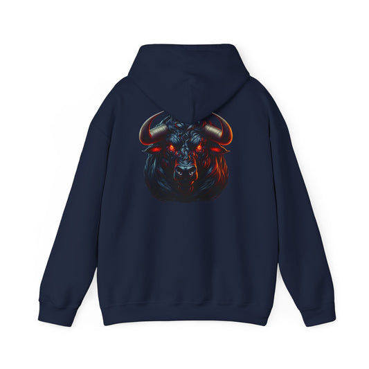 Bold Bull Graphic Unisex Hoodie - Cozy & Stylish Sweatshirt for All Occasions